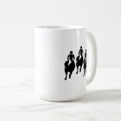 Mug de course de chevaux (Devant droit)