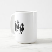 Mug de course de chevaux (Devant gauche)