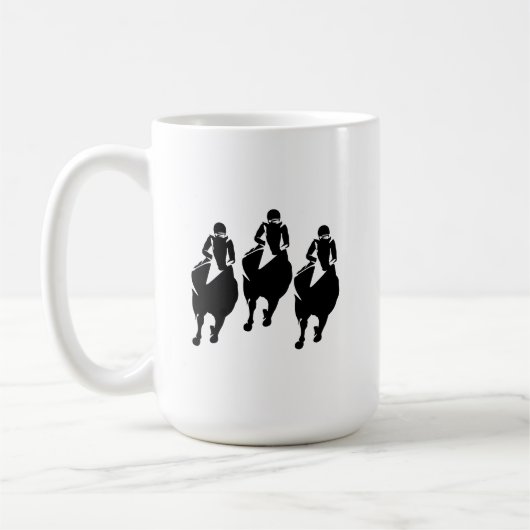 Mug de course de chevaux (Gauche)