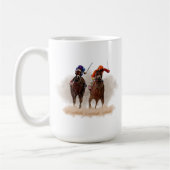 Mug de course de chevaux (Gauche)