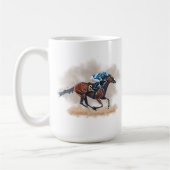 Mug de course de chevaux (Gauche)