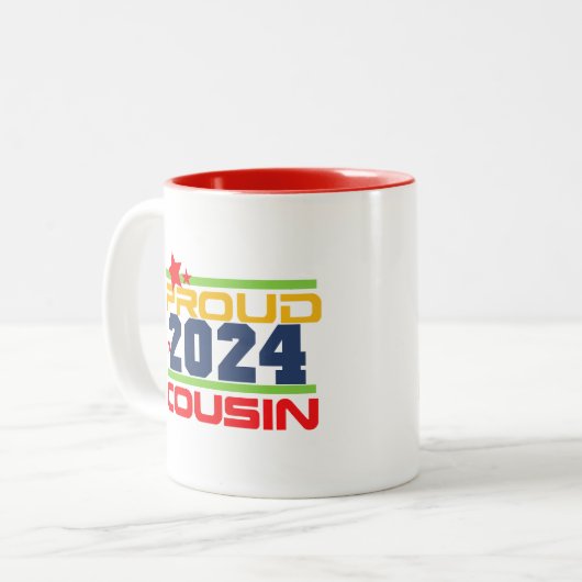 Mug de cousin 2024 (Devant gauche)