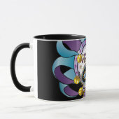Mug de crâne coloré Jester (Gauche)
