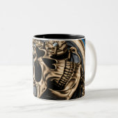 Mug de crâne rêveur (Devant droit)