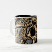 Mug de crâne rêveur (Devant gauche)