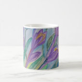 Mug de crocus de printemps Abstrait (Centre)