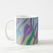 Mug de crocus de printemps Abstrait (Gauche)