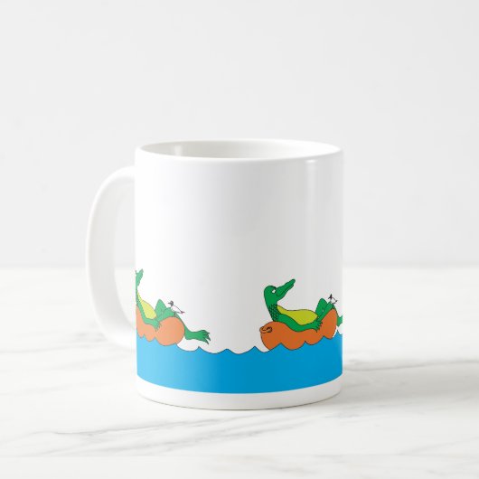 Mug de croisière en tube vert Gator (Devant gauche)