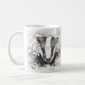 Mug de croquis de Badger sucré (Gauche)
