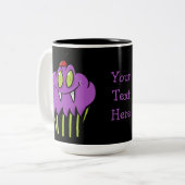 Mug de cupcake de vampire mou personnalisé (Devant gauche)