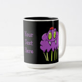 Mug de cupcake de vampire mou personnalisé (Devant droit)
