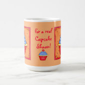 Mug de cupcake orange et bleu (Centre)