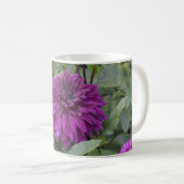 Mug de dahlia violette (Devant droit)