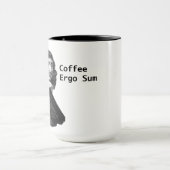 Mug De Decartes de café somme donc (Centre)