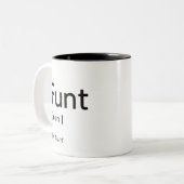 Mug de définition de fond | Drôle cadeau pour la t (Devant gauche)