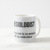 Mug de définition de l'anesthésiste Witty (Devant droit)