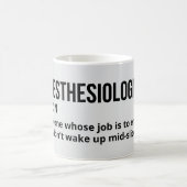 Mug de définition de l'anesthésiste Witty (Centre)
