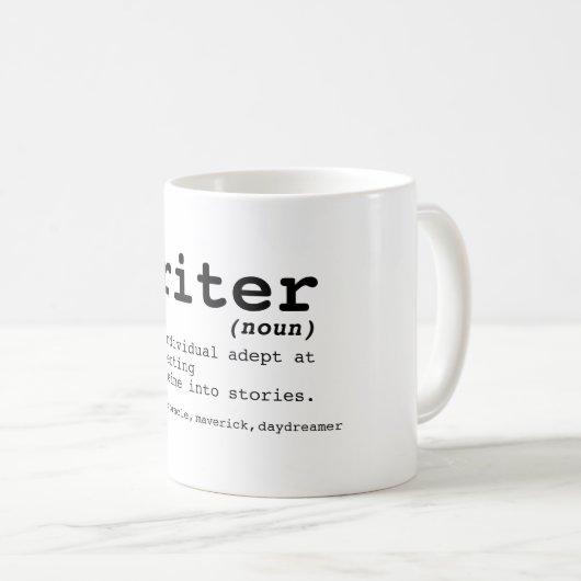 Mug de définition de l'auteur (Devant droit)