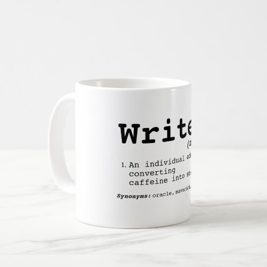 Mug de définition de l'auteur (Devant gauche)