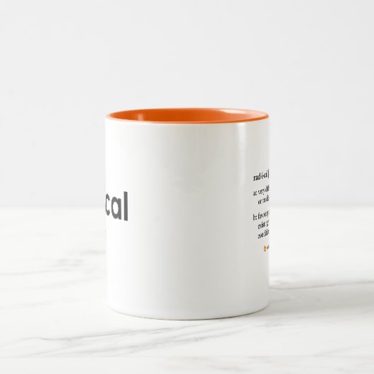 Mug de définition radicale à droite (Centre)