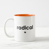 Mug de définition radicale à droite (Gauche)