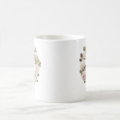Mug de Demoiselle d'Honneur Mariage Roses Français (Centre)