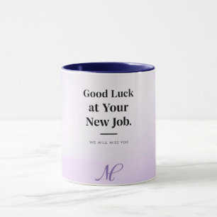 Mug de départ personnalisé pour collègue – Nom per