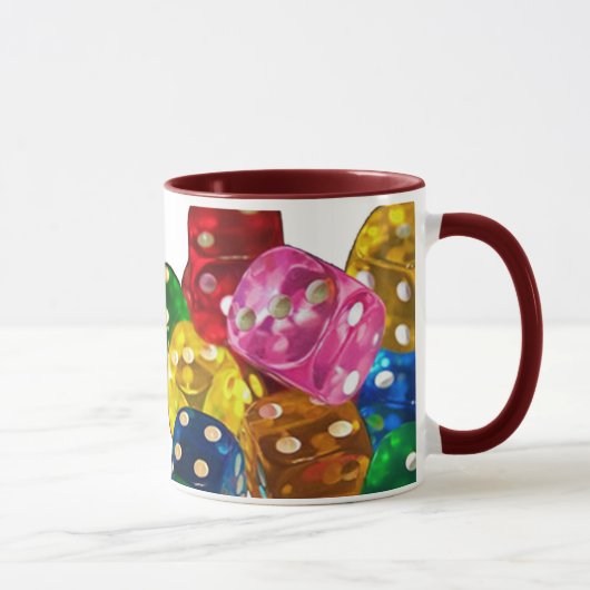 Mug de dés colorés (Droite)