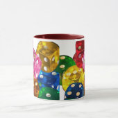 Mug de dés colorés (Centre)