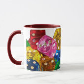 Mug de dés colorés (Gauche)