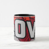 Mug de design d'amour romantique - Citation de coe (Centre)