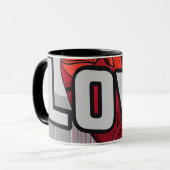 Mug de design d'amour romantique - Citation de coe (Devant gauche)
