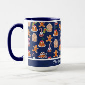 Mug de desserts de Noël personnalisé (Gauche)