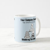Mug de dessin animé mariage (Devant droit)