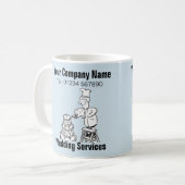 Mug de dessin animé mariage (Devant gauche)