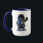 Mug de dessin des ingénieurs spatiaux - Bleu<br><div class="desc">Mug de dessin des ingénieurs spatiaux - Bleu</div>