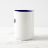 Mug de dessin des ingénieurs spatiaux - Bleu (Centre)