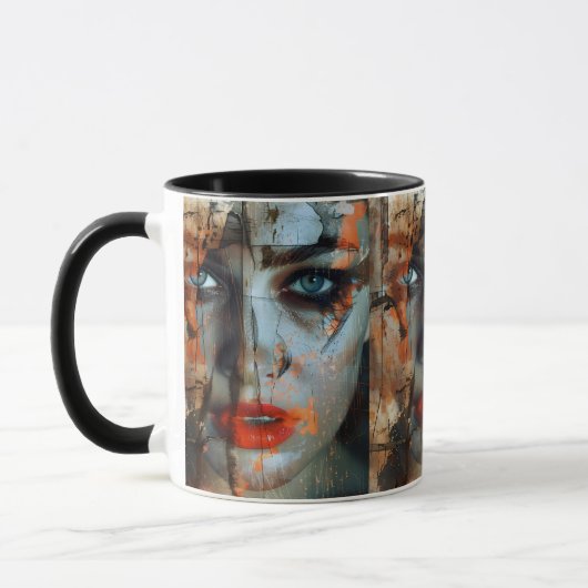 MUG DE DESSIN GRAPHIQUE POUR FEMME (Gauche)