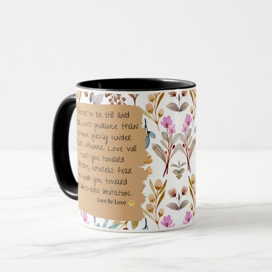 Mug de devis inspirant : Sips de guérison (Devant gauche)