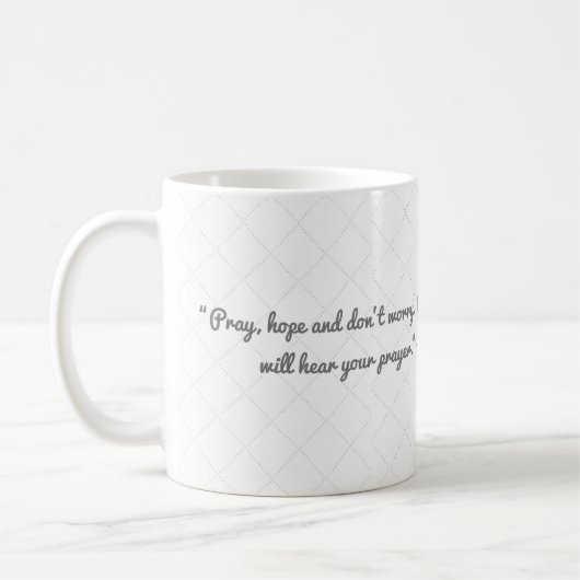 Mug de devis motivationnel - Commencez votre journ (Gauche)