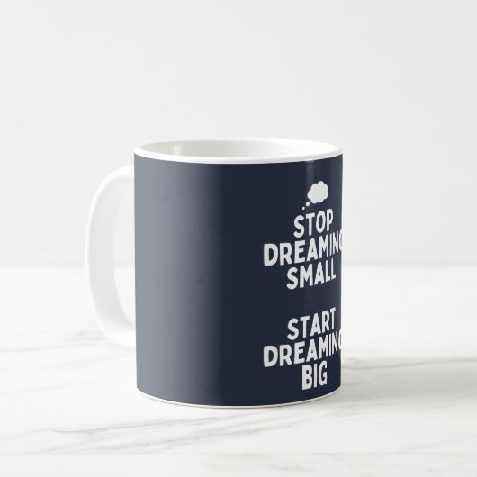 Mug de devis motivationnel inspirant (Devant gauche)