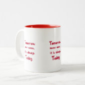 Mug de devis motivationnel - Winspira (Devant gauche)