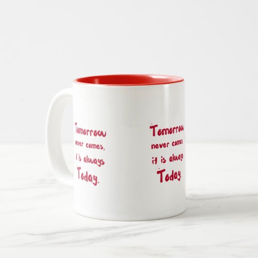 Mug de devis motivationnel - Winspira (Devant gauche)