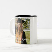 Mug de diplôme, Mug photo personnalisée pour les d (Devant gauche)