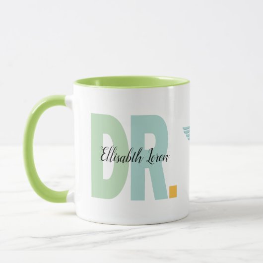 Mug de doctorat personnalisé (Gauche)