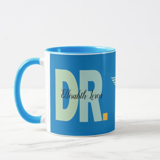 Mug de doctorat personnalisé (Gauche)