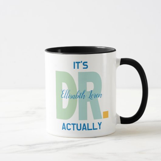 Mug de doctorat personnalisé (Droite)
