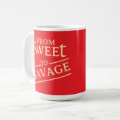 Mug De doux à sauvage (Devant gauche)