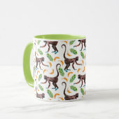 Mug De doux singes qui jonglent avec des bananes (Devant gauche)