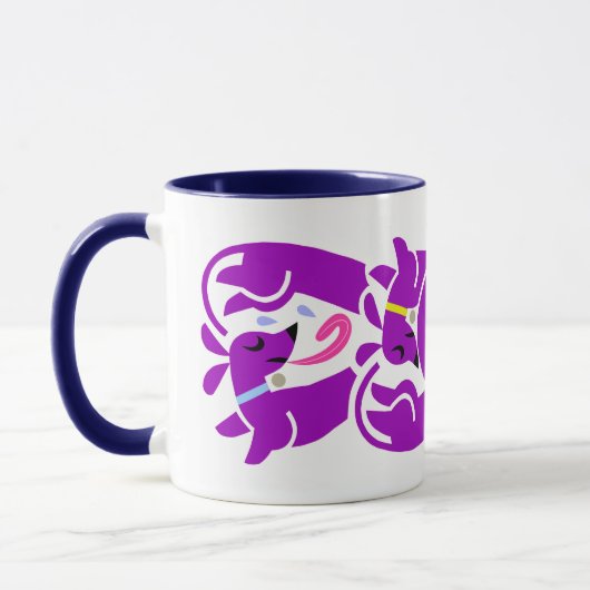 Mug de Doxies pourpres tordues (Gauche)